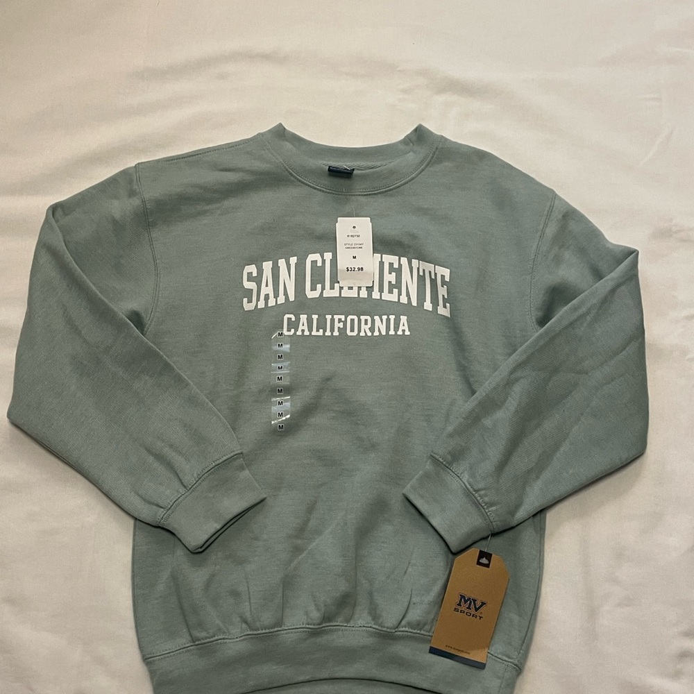 MV Sport Women’s San Clemente Green Crew Neck